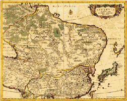 Карта Тартарии, Ф. де Вит 1670-е